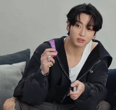 Jungkook's Laneige Lip Glowy Balm in Gummy Bear